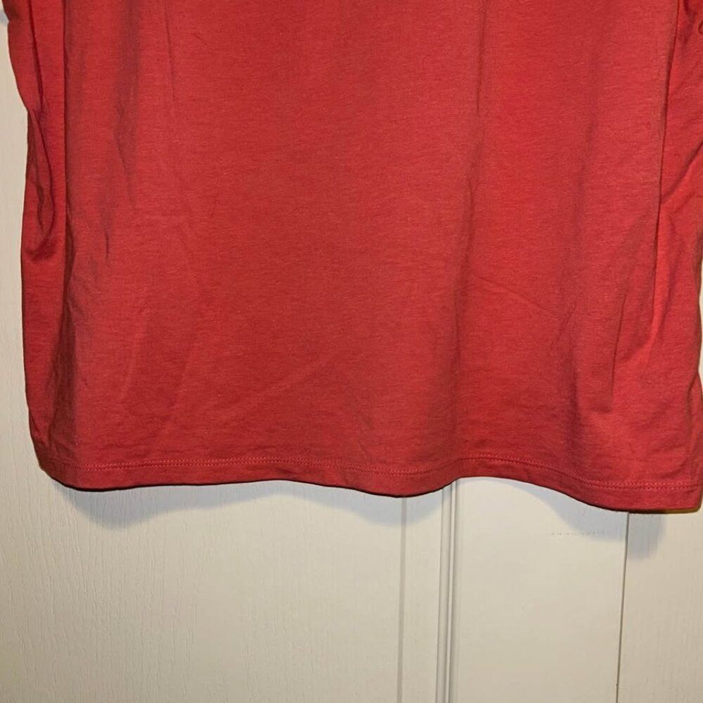 Talbots pink coral embroidered eyelet top shirt woman's size XLP - Picture 5 of 7